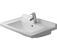 Duravit Starck 3 lavabo 70x49 cm rectangular clásico-para mueble blanco brillante 0304700000