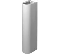 Duravit Starck 3 Pedestales para 030065/60/55 y 030480/70/10, 0865160000, Color: Blanco