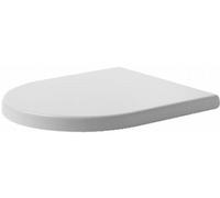 Asiento de inodoro Duravit Starck 3, bisagras de acero inoxidable, 430x450mm, extendido, 0067710000