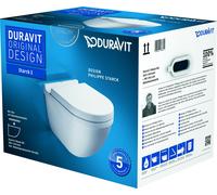 Duravit Starck 3 taza de inodoro con asiento de cierre suave suspendido blanco 42250900A1