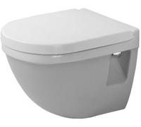 Duravit inodoro suspendido Starck 3 Compact 47,5 cm, lavable, 2202090000, Color: Blanco