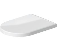 Duravit Starck asiento de inodoro para SensoWash WC, con mecanismo de cierre suave, bisagras de acero inoxidable, 488x372x51mm, blanco, 0063390000