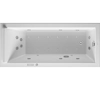 Duravit Starck bañera de hidromasaje, versión empotrada, 1 respaldo inclinado, marco, juego de desagüe y rebosadero cromados, Combi-System E, 1700x750mm, 760335000CE1000