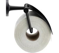 Duravit Starck T - Portarrollos de Papel para Pared (1 Rollo), Color Negro Mate