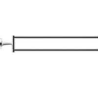 Duravit Starck T - Toallero de Pared (46,5 cm, Cromo, tamaño único)
