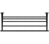 Duravit Starck T - Toallero de Pared (61 cm), Color Negro Mate