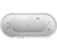 Duravit Starck Whirlpool Oval, independiente, Combi-System E, 1800x800mm,
