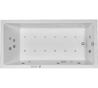 Duravit Starck Whirlpool, versión empotrada, 1 respaldo inclinado, bastidor, ...