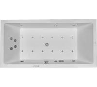 Duravit Starck Whirlpool, versión empotrada, 2 inclinaciones traseras, bastid...