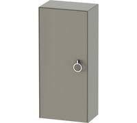 Duravit Tulip blanco armario de media altura, anchura 400 x fondo 240mm, 1 tope de puerta a la izquierda con tirador, WT1323L9292, Color: Gris piedra Seda Barniz mate