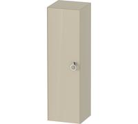 Duravit Tulip blanco armario de media altura, anchura 400 x fondo 360mm, 1 tope de puerta a la izquierda con tirador, WT1333LH3H3, Color: Topo alto brillo