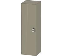 Duravit Tulip blanco armario de media altura, anchura 400 x fondo 360mm, 1 tope de puerta a la izquierda con tirador, WT1333LH2H2, Color: Gris piedra alto brillo