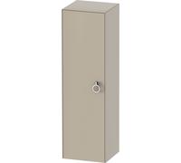 Duravit Tulip blanco armario de media altura, anchura 400 x fondo 360mm, 1 tope de puerta a la izquierda con tirador, WT1333L6060, Color: Seda topo laca mate