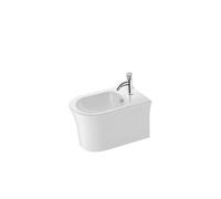 Duravit Tulip blanco bidé de pared 370x540mm, 000, 22931500001, Color: Blanco con Wondergliss
