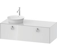 Duravit White Tulip armario 130x55x40.8 cm suspendido, para lavabo blanco WT4982L8585
