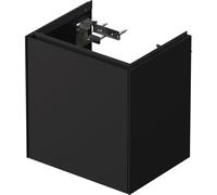 Duravit Tulip blanco, mueble de lavabo colgado en la pared, anchura 384 x fondo 298mm, con 1x tope de puerta a la izquierda, con tecnología tip-on, WT4240L5858, Color: Raso grafito