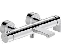 Duravit Tulum grifo de bañera y ducha a pared cromo TU5230000010