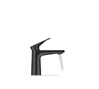 Duravit Tulum mezclador de lavabo S, sin juego de desagüe, 110mm de proyección, TU1010002046, Color: Negro Mate