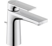 Duravit Tulum Mezclador monomando de lavabo S, 110mm de proyección, con juego de desagüe y juego de desagüe, TU1010001010, Color: Cromo alto brillo