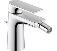 Duravit Tulum mezclador para bidé, con desagüe automático, proyección 126mm, TU2400001010, Color: cromado