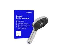 ¡Duravit ducha de mano 3jet Click! 120 Minusflow, UV0652017070, Color: acero inoxidable pulido