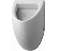 Urinario Duravit Fizz, entrada por detrás de la succión, sin tapa, blanco, 08233600001, Color: Blanco con Wondergliss