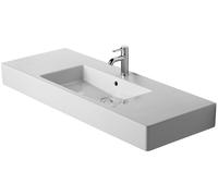 Duravit mueble lavabo Vero 125cm, con rebosadero, con grifo, 1 grifo, 03291200001, Color: Blanco con Wondergliss