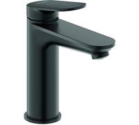 Duravit Wave Mezclador monomando de lavabo, proyección 122 mm, sin desagüe automático, WA1020002046, Color: Negro Mate