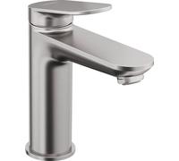 Duravit WA1020002070 Wave - Grifo de lavabo (acero inoxidable cepillado)