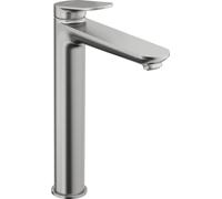Duravit Wave Mezclador monomando de lavabo, proyección 176 mm, sin juego de desagüe, WA1040002070, Color: acero inoxidable pulido
