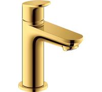Duravit WA1080002034 - Grifo de pilar ondulado, pulido dorado