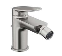 Duravit WA2400001070 Wave - Mezclador de bidé, acero inoxidable cepillado