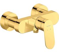 Duravit Wave mezclador monomando visto para ducha, proyección 78 mm, WA4230000034, Color: Oro pulido