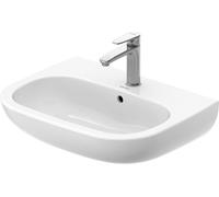 Lavabo Duravit D-Code, con agujero para grifo, con rebosadero, 600x460x175mm, blanco brillo intenso, 2310600000