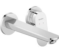 Duravit Wave grifo monomando para lavabo, empotrado, grifo de baño, grifo para lavabo, cromado