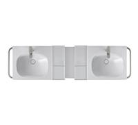 Duravit Wave grifo para lavabo de pie acero WA1020001070