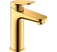 Duravit Wave Mezclador monomando de lavabo, proyección 122 mm, sin juego de desagüe, WA1020002034, Color: Oro pulido
