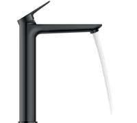 Duravit Wave Mezclador monomando de lavabo, proyección 176 mm, sin desagüe automático, WA1040002046, Color: Negro Mate