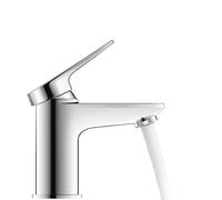 Duravit Wave Mezclador monomando de lavabo, 95 mm de proyección, sin juego de desagüe, WA1010002010, Color: Cromo alto brillo