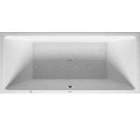 Duravit Whirlpool Vero Air 1900x900mm versión empotrada con dos inclinaciones traseras, bastidor, desagüe y rebosadero, sistema de aire., 760414000AS0000