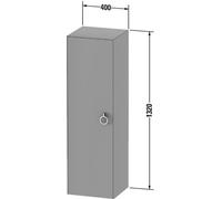 Duravit White Tulip armario 40x36x132 cm suspendido, lateral blanco WT1333R8585