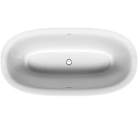 Duravit White Tulip bañera exenta 160x80 cm oval blanco 700468000000000