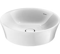 Duravit White Tulip lavabo 50x50 cm circular para mueble blanco brillante 2365500070