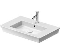 Duravit White Tulip lavabo 75x49 cm rectangular para mueble blanco brillante 2363750000