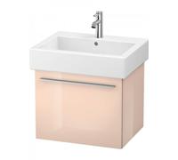 Duravit X-Large Módulo mural 6044, 1 cajón, 550mm, para Vero, XL604401010, Color: Perla de albaricoque laca de alto brillo