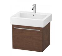Duravit X-Large Módulo mural 6044, 1 cajón, 550mm, para Vero, XL604401313, Color: Chapa de madera auténtica de nogal americano