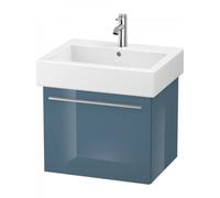 Duravit X-Large Módulo mural 6044, 1 cajón, 550mm, para Vero, XL604404747, Color: Laca de alto brillo Stone Blue