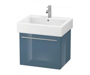 Duravit X-Large Módulo mural 6044, 1 cajón, 550mm, para Vero, XL604404747, Color: Laca de alto brillo Stone Blue
