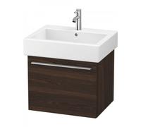 Duravit X-Large Módulo mural 6044, 1 cajón, 550mm, para Vero, XL604406969, Color: Nogal cepillado Chapa de madera auténtica