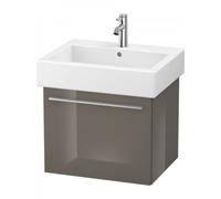 Duravit X-Large Módulo mural 6044, 1 cajón, 550mm, para Vero, XL604408989, Color: Laca de color gris franela de alto brillo